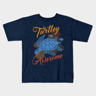 Turtley Awesome | Coral Reef Kids T-Shirt